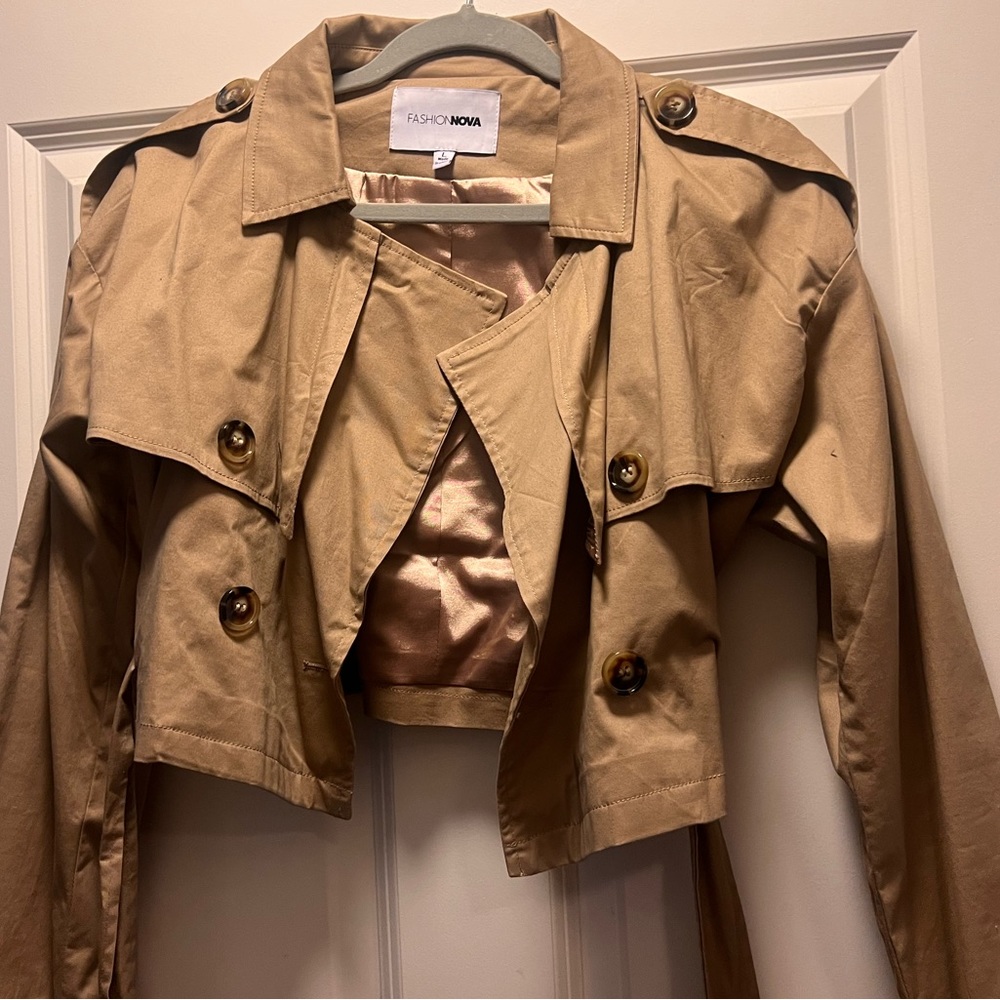 Fashion Nova trench jacket size large